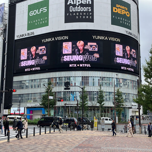 [ntx seungwon] shinjuku unica视觉 应援广告案例研究（2024/11）
