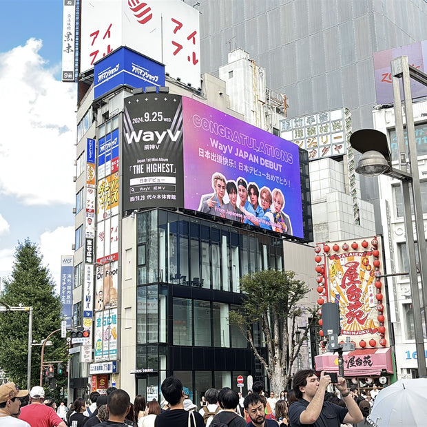[wayv] shinjuku unica视觉 应援广告案例研究（2024/09）
