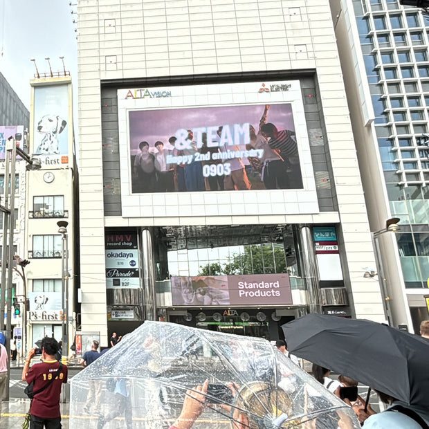 [＆Team] Alta Shinjuku Vision 应援广告案例研究（2024/09）