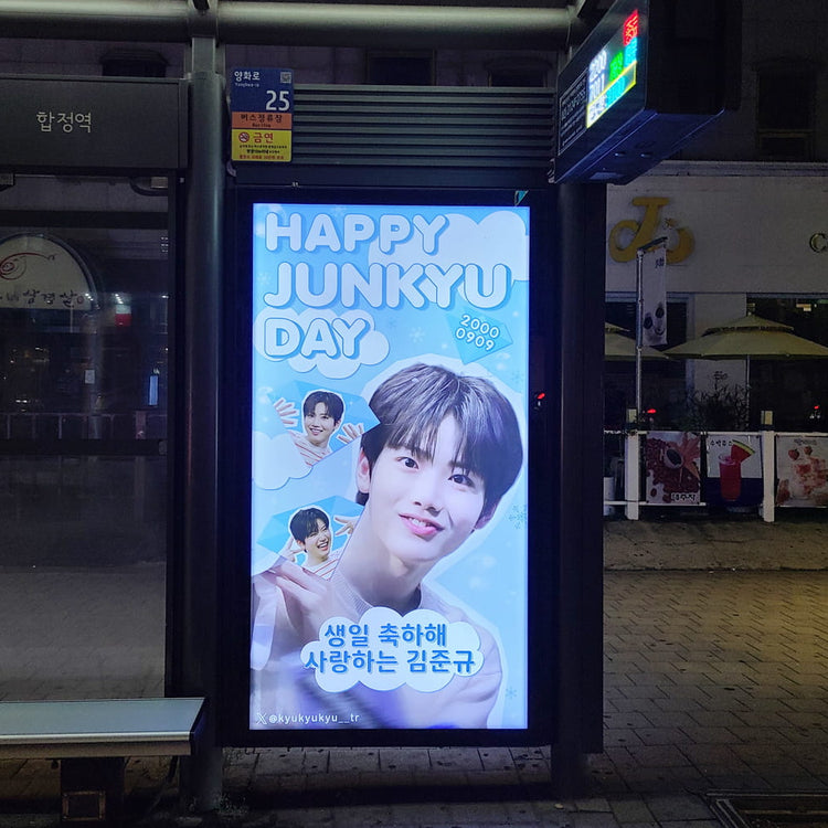 [TREASURE Junkyu] 麻浦地区巴士候车亭广告 应援广告案例研究（2024/08）